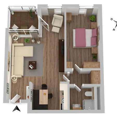 Heymat An Der Seebruecke Apartment